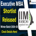 IIM Ranchi Releases Shortlist for Executive MBA Winter Batch 2026–28; Check Details Here